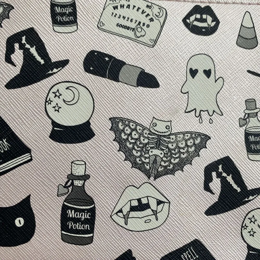 Ipsy x Valfie Makeup Bag October 2016 Black Magic Witch Halloween Glam Zip